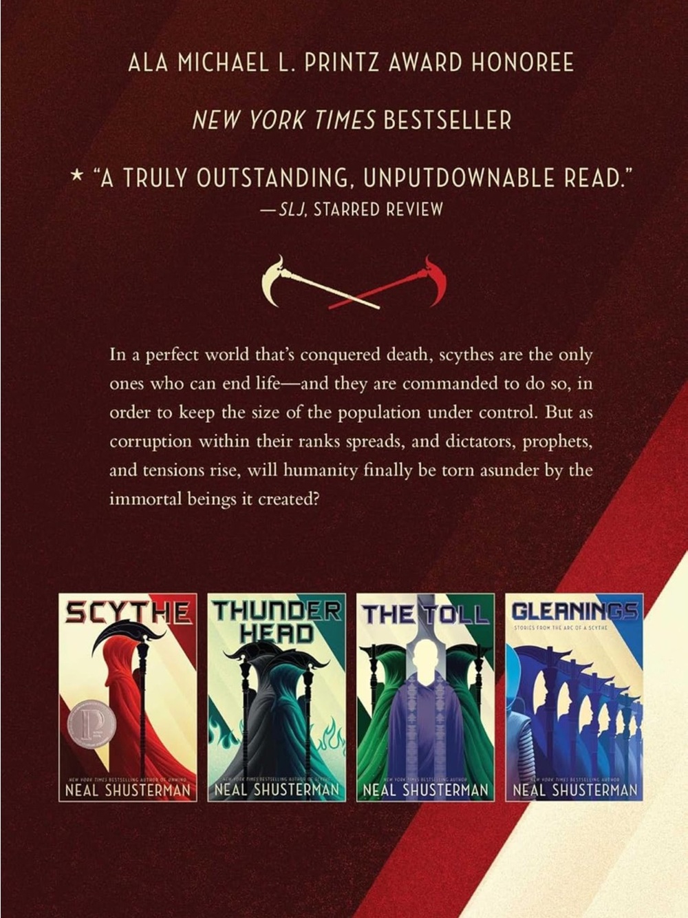 Neal Shusterman The Arc of the Scythe Series books